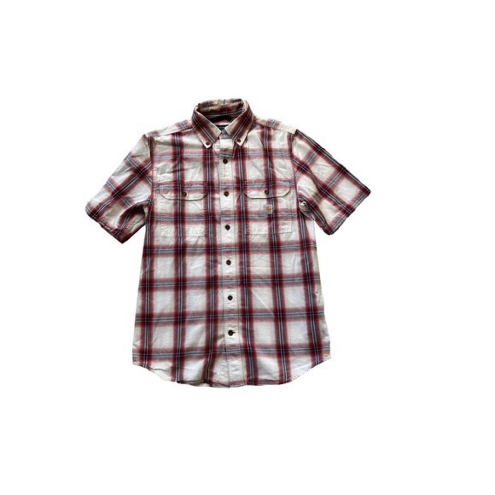 Carhartt Plaid Short Sleeve Button Down Shirt‎